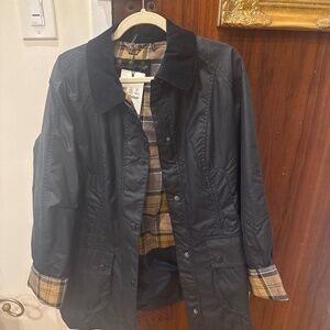 NEW WITH TAGS! never worn Barbour Beadnell waxed cotton jacket